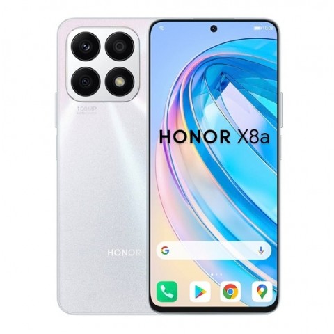 SMARTPHONE HONOR X8a CRT LX1 128 GB DUAL SIM 6.7" 4G LTE OCTA CORE TRIPLA FOTOCAMERA 100 MP TITANIUM SILVER