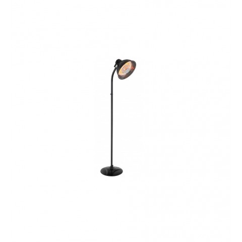 RISCALDATORE DA ESTERNO ALOGENO ZEPHIR HZA2000 DA 42 CM 2 LIVELLI DI POTENZA 2000W NERO