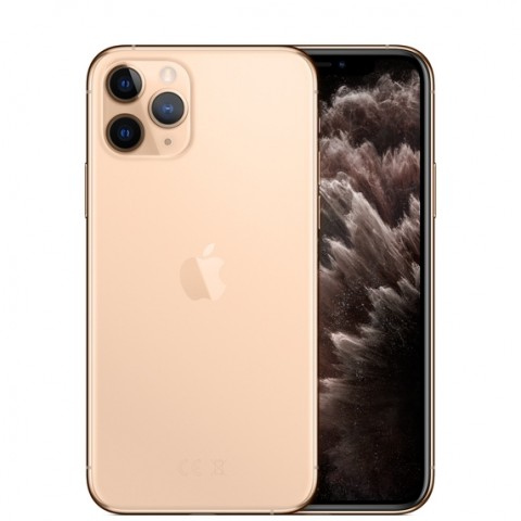 SMARTPHONE APPLE IPHONE 11 PRO 64 GB DUAL SIM 5.8" 4G LTE A13 BIONIC IOS 13 TRIPLA FOTOCAMERA 12 MP ORO
