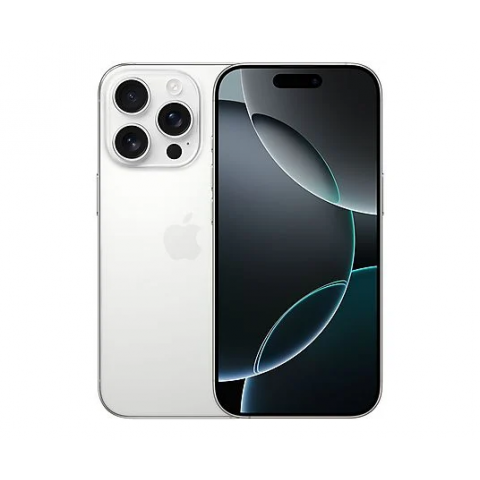 SMARTPHONE APPLE IPHONE 16 PRO 256 GB DUAL SIM 6.3" 5G A18 PRO TRIPLA FOTOCAMERA 48 MP TITANIO BIANCO