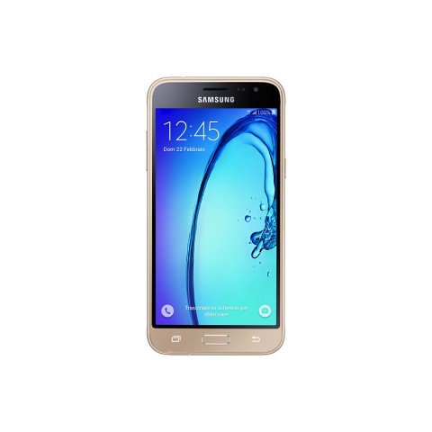 SMARTPHONE SAMSUNG GALAXY J3 (2016) SM J320F 5" SUPER AMOLED 8 GB QUAD CORE 4G LTE WIFI BLUETOOTH 8 MP ANDROID ORO