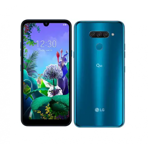 SMARTPHONE LG Q60 LMX525EAW 64 GB DUAL SIM 6,26" 4G LTE 16 MP OCTA CORE MOROCCAN BLUE