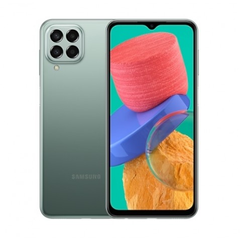 SMARTPHONE SAMSUNG GALAXY M33 5G SM M336B 128 GB DUAL SIM 6.6" QUATTRO FOTOCAMERE OCTA CORE GREEN / VERDE