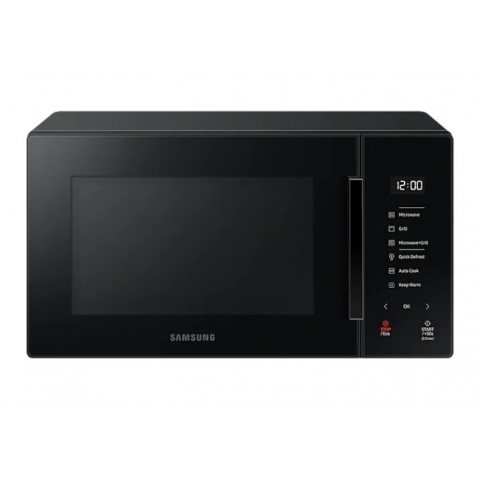 FORNO MICROONDE SAMSUNG MG23T5018AK GLASS DESIGN COTTURA CROCCANTE GRILL 23 L 1250 W LIBERA INSTALLAZIONE NERO