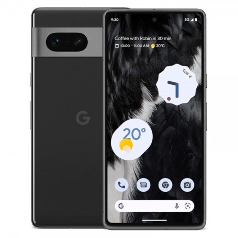 SMARTPHONE GOOGLE PIXEL 7 5G GVU6C 256 GB 6.32" DUAL SIM OCTA CORE DOPPIA FOTOCAMERA 50 MP NERO OSSIDIANA