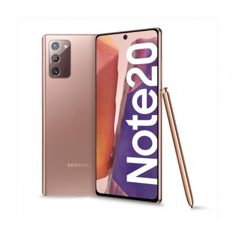 SMARTPHONE SAMSUNG GALAXY NOTE 20 SM N980F DUAL SIM 6.7" 256 GB OCTA CORE 4G LTE 12 MP ANDROID MYSTIC BRONZE / ORO