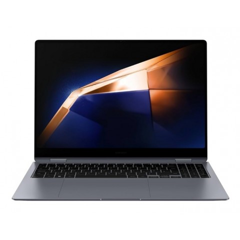 NOTEBOOK SAMSUNG GALAXY BOOK4 PRO 360 NP960QGK KG3DE / NP960QGK KG1IT 16" TOUCH SCREEN INTEL CORE ULTRA 7 155H 4.8 GHZ 16 GB LPDDR5 512 GB NVMe SSD INTEL ARC GRAPHICS WEBCAM S PEN WIFI BLUETOOTH WINDOWS 11 HOME MOONSTONE GRAY