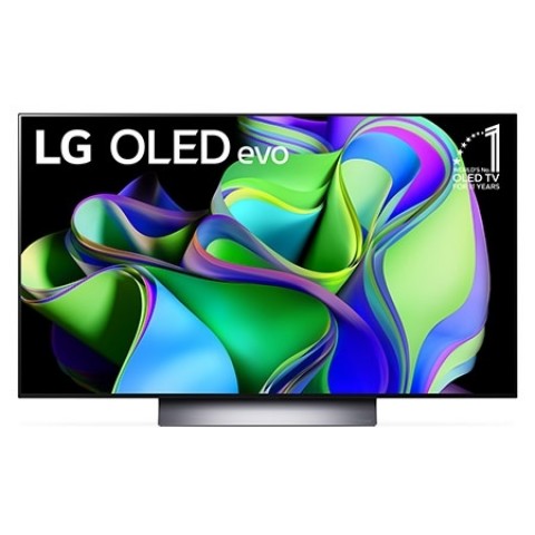 TV LG 48" OLED48C35LA OLED EVO SERIE C3 4K UHD α9 GEN6 AI SMART WIFI webOS 23 HDR10 USB HDMI
