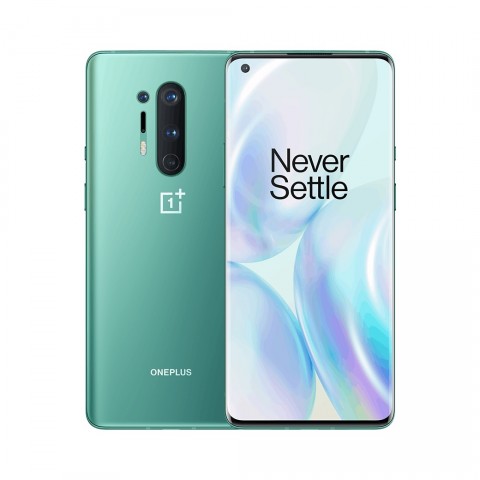 SMARTPHONE ONEPLUS 8 PRO 5G IN2023 256 GB DUAL SIM 6.78" FLUID AMOLED TRIPLA FOTOCAMERA 48 MP OXYGEN OS 11 GLACIAL GREEN / VERDE
