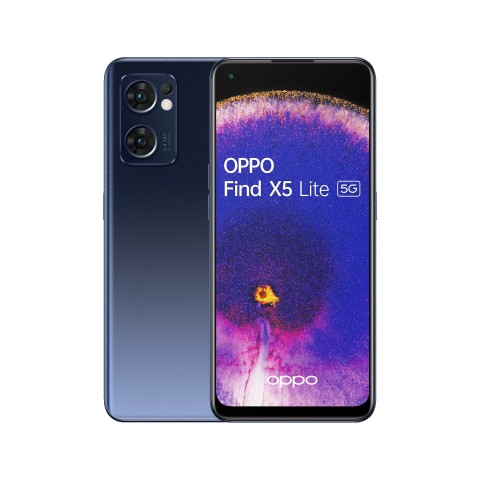 SMARTPHONE OPPO FIND X5 LITE 5G CPH2371 8 + 256 GB DUAL SIM 6.43" 64 MP STARLIGHT BLACK / NERO