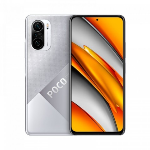 SMARTPHONE XIAOMI POCO F3 5G M2012K11AG 256 GB DUAL SIM 6.67" OCTA CORE FOTOCAMERA TRIPLA AI 48 MP MOONLIGHT SILVER