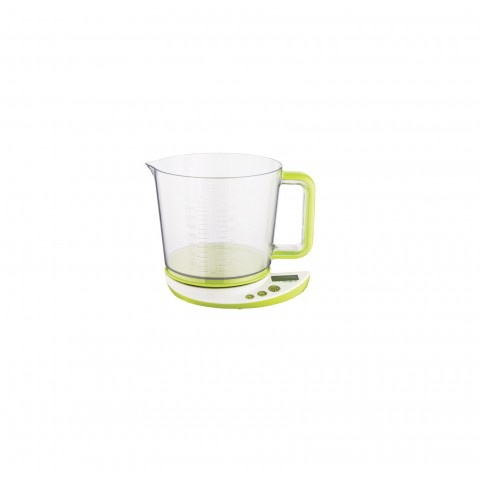 BILANCIA DA CUCINA ELETTRONICA DCG PWC 8060 1600ml 5 KG VERDE
