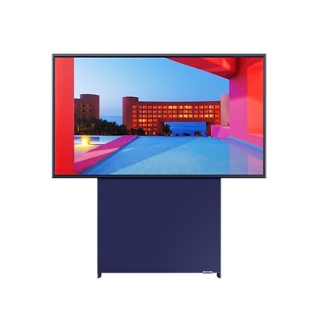 TV THE SERO 43" SAMSUNG QE43LS05TAU CON SCHERMO CHE RUOTA QLED 4K ULTRA HD SMART WIFI 2800 PQI USB HDMI NAVY BLUE