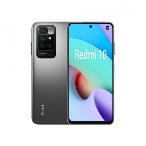 SMARTPHONE XIAOMI REDMI 10 2022 22011119UY 128 GB DUAL SIM 6.5" 4G LTE QUADRUPLA CAMERA 50 MP CARBON GRAY / GRIGIO