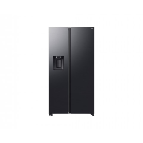 FRIGORIFERO SAMSUNG SIDE BY SIDE RS70F65KEFEF 640 L DIGITAL INVERTER LIBERA INSTALLAZIONE DISPENSER ACQUA E GHIACCIO WIFI ANTRACITE / NERO CLASSE E