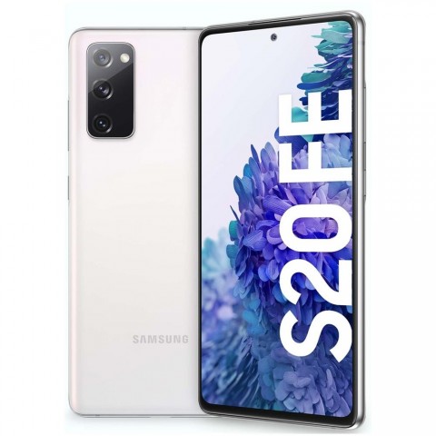 SMARTPHONE SAMSUNG GALAXY S20 FE SM G780F 128 GB DUAL SIM 6.5" 4G LTE TRIPLA FOTOCAMERA OCTA CORE CLOUD WHITE / BIANCO