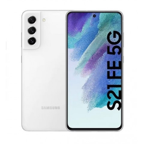 SMARTPHONE SAMSUNG GALAXY S21 FE 5G SM G990B 128 GB DUAL SIM 6.4" TRIPLA FOTOCAMERA OCTA CORE BIANCO