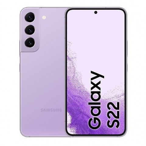 SMARTPHONE SAMSUNG GALAXY S22 5G SM S901B 128 GB DUAL SIM 6.1" 4 FOTOCAMERE OCTA CORE BORA PURPLE / VIOLA