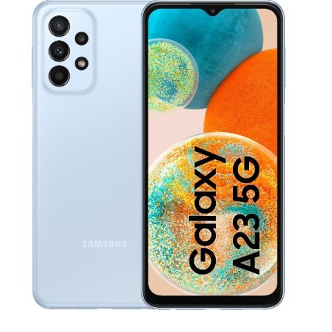 SMARTPHONE SAMSUNG GALAXY A23 5G SM A236B DUAL SIM 128 GB OCTA CORE 6.6" QUATTRO FOTOCAMERE LIGHT BLUE