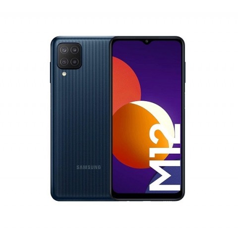 SMARTPHONE SAMSUNG GALAXY M12 SM M127F 64 GB DUAL SIM 6.5" 4G LTE WIFI QUATTRO FOTOCAMERE OCTA CORE NERO