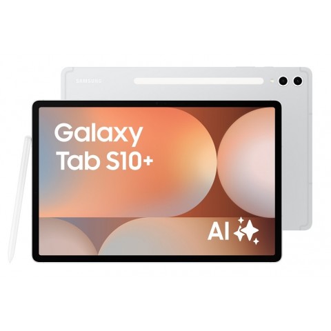 TABLET SAMSUNG GALAXY TAB S10 PLUS WIFI SM X820 12.4" 256 GB S PEN OCTA CORE BLUETOOTH 13 + 8 MP ANDROID PLATINUM SILVER