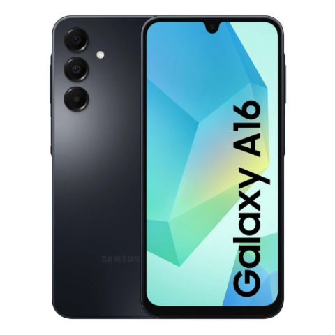 SMARTPHONE SAMSUNG GALAXY A16 SM A165F DUAL SIM 128 GB 4G LTE OCTA CORE 6.7" TRIPLA FOTOCAMERA 50 MP BLACK / NERO