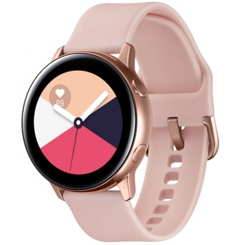 SMARTWATCH SAMSUNG GALAXY WATCH ACTIVE SM R500 (TAGLIA L) 1.1" SUPER AMOLED 4 GB DUAL CORE WIFI BLUETOOTH NFC ROSE GOLD /  ORO ROSA