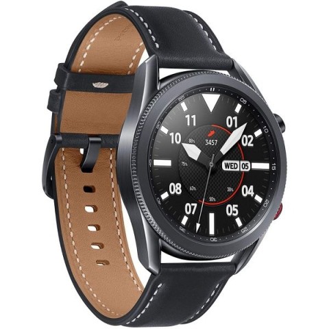 SMARTWATCH SAMSUNG GALAXY WATCH 3 45 MM SM R845 1.4" SUPER AMOLED 8 GB DUAL CORE 4G LTE WIFI NFC BLUETOOTH MYSTIC BLACK / NERO