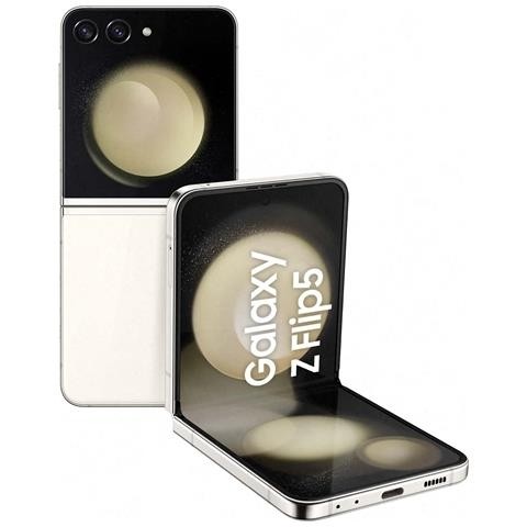 SMARTPHONE SAMSUNG GALAXY Z FLIP5 5G SM F731B 256 GB DUAL SIM 6.7" 12 + 12 MP OCTA CORE CREAM