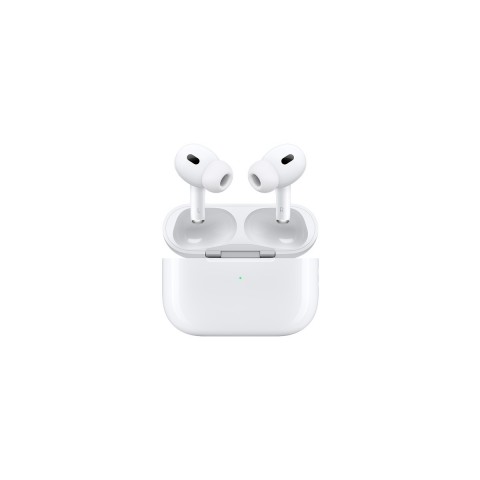 CUFFIE / AURICOLARI AIRPODS PRO 2 APPLE CANCELLAZIONE ATTIVA DEL RUMORE CUSTODIA DI RICARICA MAGSAFE USB‑C WIRELESS BLUETOOTH BIANCO