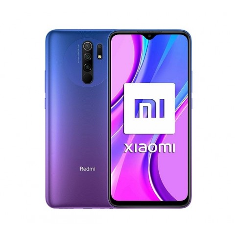 SMARTPHONE XIAOMI REDMI 9 M2004J19C 64 GB DUAL SIM 6.53" QUAD CAMERA AI 4G LTE SUNSET PURPLE / VIOLA