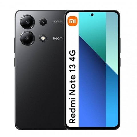 SMARTPHONE XIAOMI REDMI NOTE 13 23124RA7EO 128 GB DUAL SIM 6.67" OCTA CORE 4G LTE TRIPLA FOTOCAMERA 108 MP MIDNIGHT BLACK / NERO