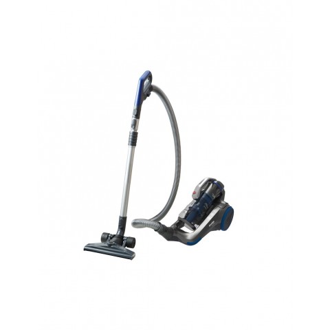 SCOPA ELETTRICA / ASPIRAPOLVERE HOOVER PRODIGE CORDLESS PRC18LI 011 A TRAINO EPA CICLONICO SENZA SACCHETTO TITANIO