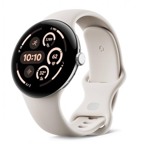 GOOGLE PIXEL WATCH 3 GGE4J 45 MM AMOLED LTPO WEAR OS 5.0 BLUETOOTH WI-FI GPS GRIGIO