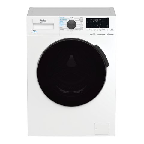 LAVASCIUGA (ASCIUGATRICE / LAVATRICE / LAVA E ASCIUGA) BEKO HTE7726XA-IT VAPORE STEAMCURE 7 + 4 KG 1400 GIRI CARICO FRONTALE PROSMART INVERTER 15 ROGRAMMI LIBERA INSTALLAZIONE CLASSE A
