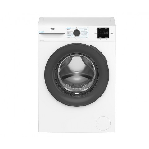 LAVATRICE BEKO ENERGYSPIN BMWU3721A 7 KG SLIM 1200 GIRI CARICO FRONTALE 15 PROGRAMMI VAPORE PROSMART INVERTER LIBERA INSTALLAZIONE CLASSE A