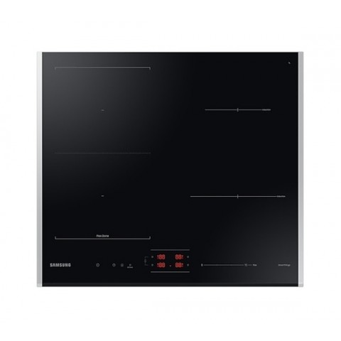 PIANO COTTURA SAMSUNG SLIM FIT NZ64B5046JK / NZ64B5046GK 60 CM INDUZIONE 4 FUOCHI FLEX ZONE 15 LIVELLI DI POTENZA + BOOST CONTROLLI TOUCH WIFI VETROCERAMICA NERO