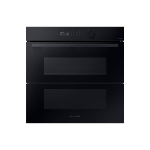FORNO SAMSUNG DUAL COOK FLEX SERIE 5 NV7B5775XDK / NV7B5770WBK INCASSO DOPPIA PORTA 60 CM 76 L GRILL PIROLITICO VAPORE WIFI NERO CLASSE A+