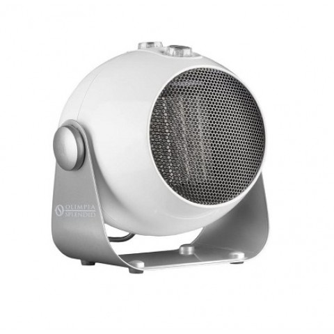 STUFETTA / TERMOVENTILATORE CALDODESIGN 99447 OLIMPIA SPLENDID TRE MODALITA' D'USO 1800W CON TECNOLOGIA CERAMICA BIANCO