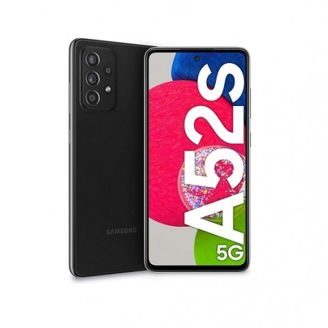 SMARTPHONE SAMSUNG GALAXY A52s 5G SM A528B 256 GB DUAL SIM OCTA CORE 6.5" SUPER AMOLED QUADRUPLA FOTOCAMERA AWESOME BLACK / NERO