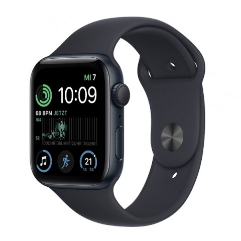 SMARTWATCH APPLE WATCH SE 44 MM GPS CASSA IN ALLUMINIO CINTURINO SPORT BAND BLU