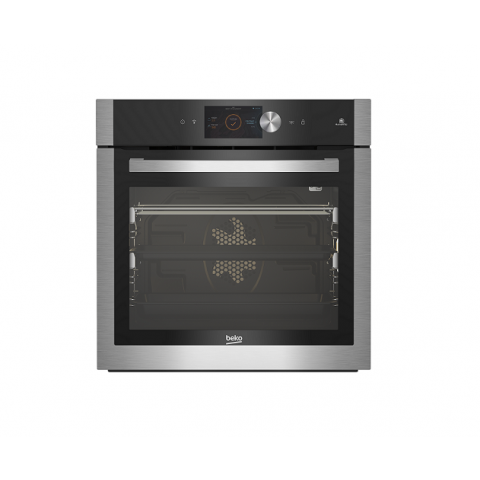 FORNO BEKO BIM19700XMS MULTIFUNZIONE PIZZA PRO 60 CM 71 L AD INCASSO WIRELESS DISPLAY TFT 13 FUNZIONI GRILL INOX CLASSE A