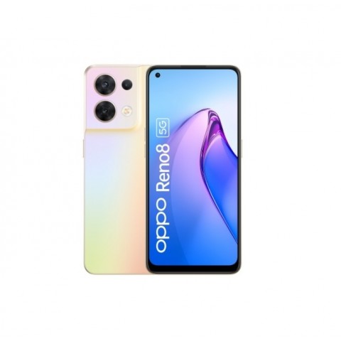 SMARTPHONE OPPO RENO8 5G CPH2359 256 GB DUAL SIM 6.4" TRIPLA FOTOCAMERA 50 MP SHIMMER GOLD