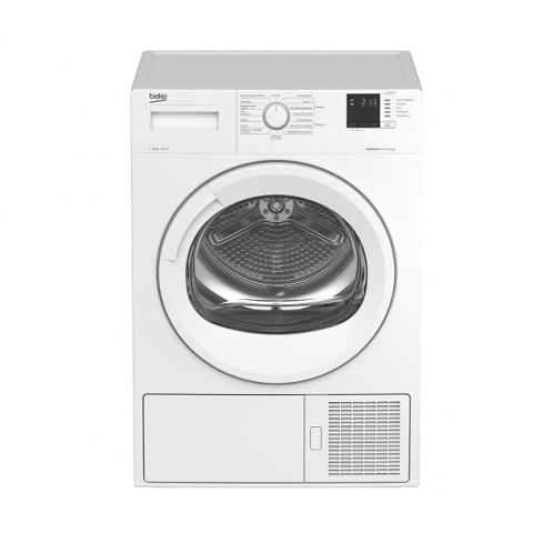 ASCIUGATRICE BEKO DRX1023W 10 KG CARICO FRONTALE POMPA DI CALORE 15 PROGRAMMI LIBERA INSTALLAZIONE CLASSE E