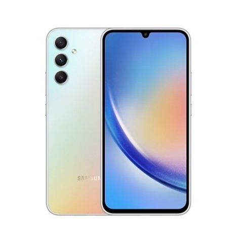 SMARTPHONE SAMSUNG GALAXY A34 5G SM A346B DUAL SIM 256 GB OCTA CORE 6.6" 48 MP AWESOME SILVER