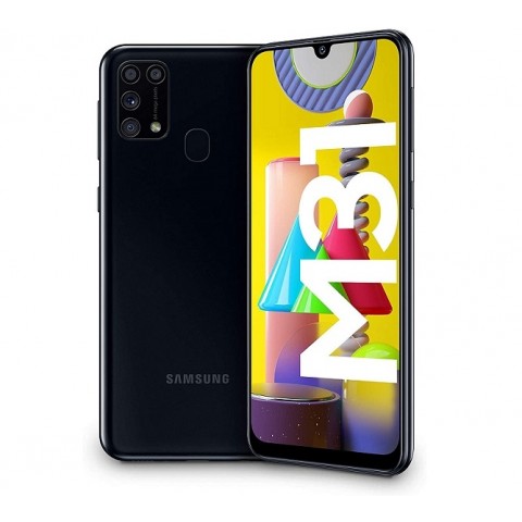 SMARTPHONE SAMSUNG GALAXY M31 SM M315F 64 GB DUAL SIM 6.4" 4G LTE WIFI QUATTRO FOTOCAMERE OCTA CORE NERO