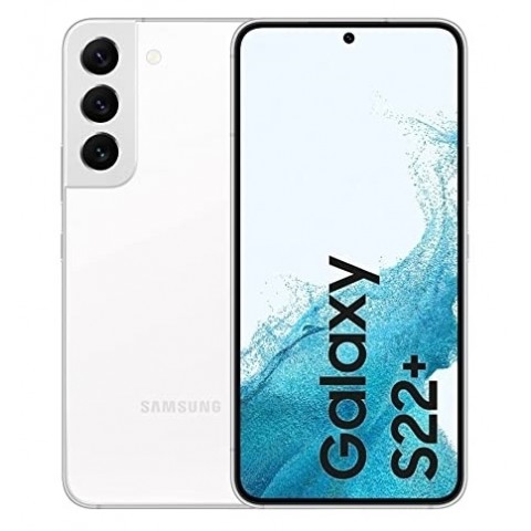 SMARTPHONE SAMSUNG GALAXY S22 PLUS 5G SM S906B 128 GB DUAL SIM 6.6" 4 FOTOCAMERE OCTA CORE PHANTOM WHITE / BIANCO