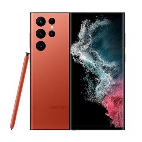 SMARTPHONE SAMSUNG GALAXY S22 ULTRA 5G SM S908B 128 GB DUAL SIM 6.8" 4 FOTOCAMERE OCTA CORE RED / ROSSO