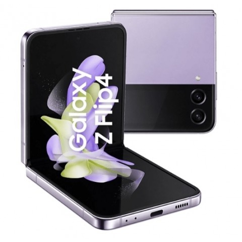 SMARTPHONE SAMSUNG GALAXY Z FLIP4 5G SM F721B 512 GB DUAL SIM 6.7" 12 + 12 MP OCTA CORE BORA PURPLE / VIOLA