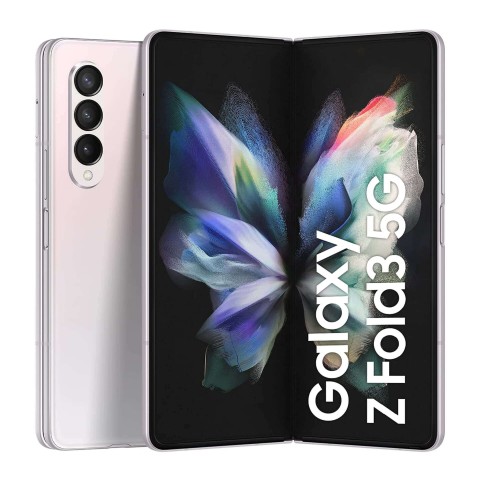 SMARTPHONE SAMSUNG GALAXY Z FOLD 3 5G SM F926B 256 GB DUAL SIM 7.6" + 6.2" WIFI OCTA CORE 12 MP PHANTOM SILVER